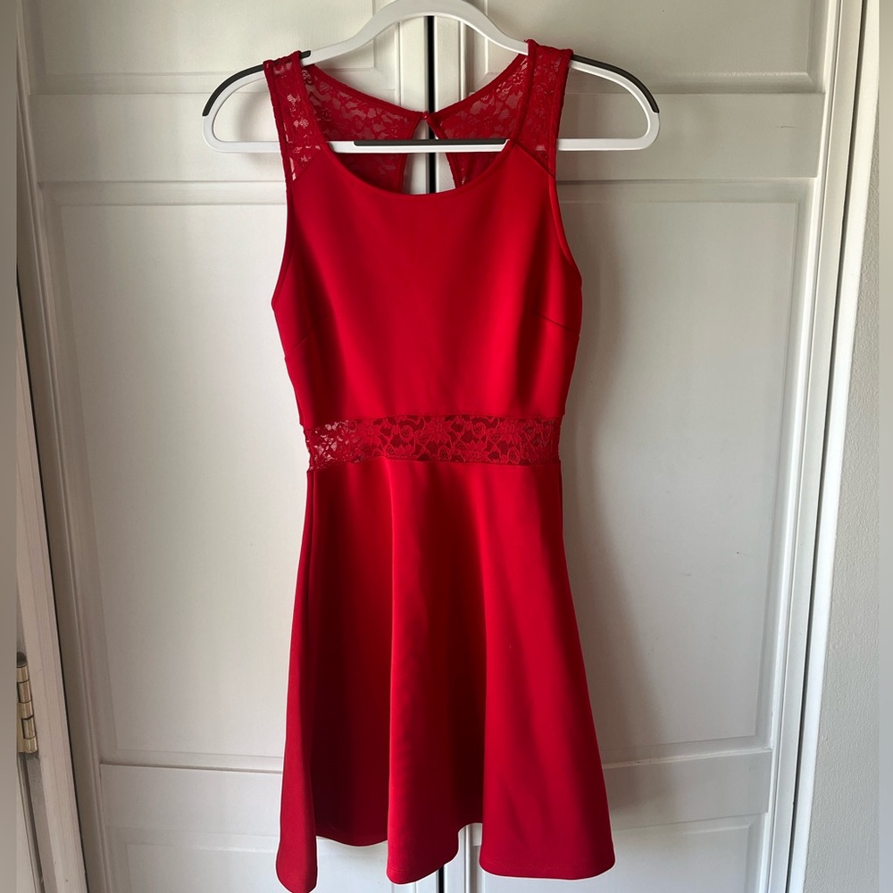 Red Sleeveless Dress